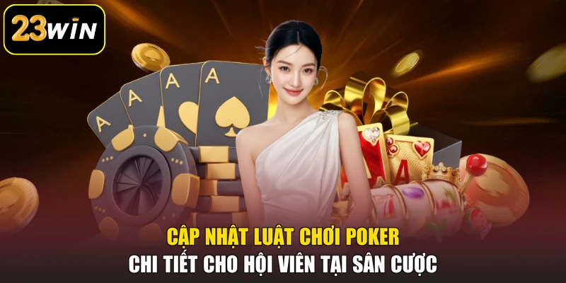 Poker 23win - Trò Chơi Bài Trực Tuyến Đầy Kịch Tính Cập nhật luật chơi Poker chi tiết cho hội viên tại sân cược
