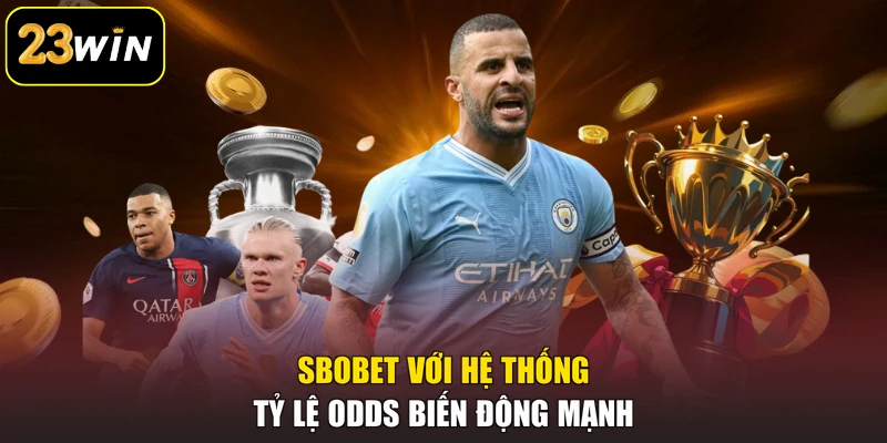 SBOBET với hệ thống tỷ lệ odds biến động mạnh